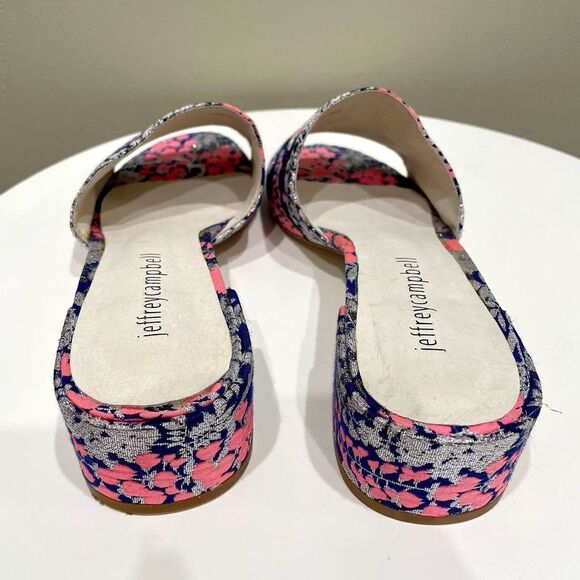 Jeffrey Campbell Floral Block Heel Sandals - Size: 8 - Picture 8 of 10